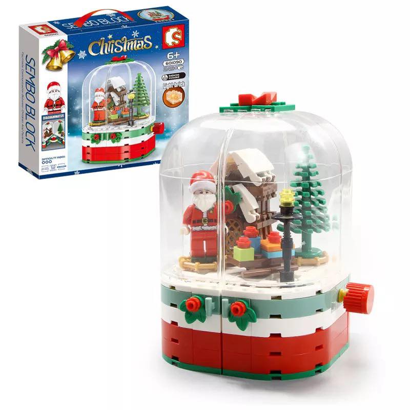 Box light--assembled Lego Xmas