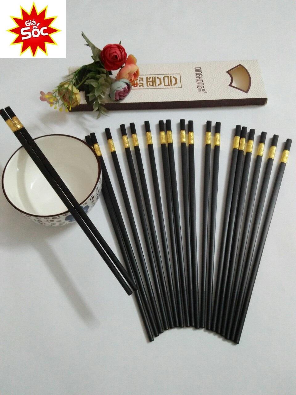 Đũa tre cao cấp, đũa tập ăn,hộp đựng đũa,mua đũa gỗ mun ở đâu,mua đũa tre - Bộ 10 đôi đũa nhật cao cấp, tinh tế, sang trọng, sản phẩm đang bán chạy hiện nay 2019001