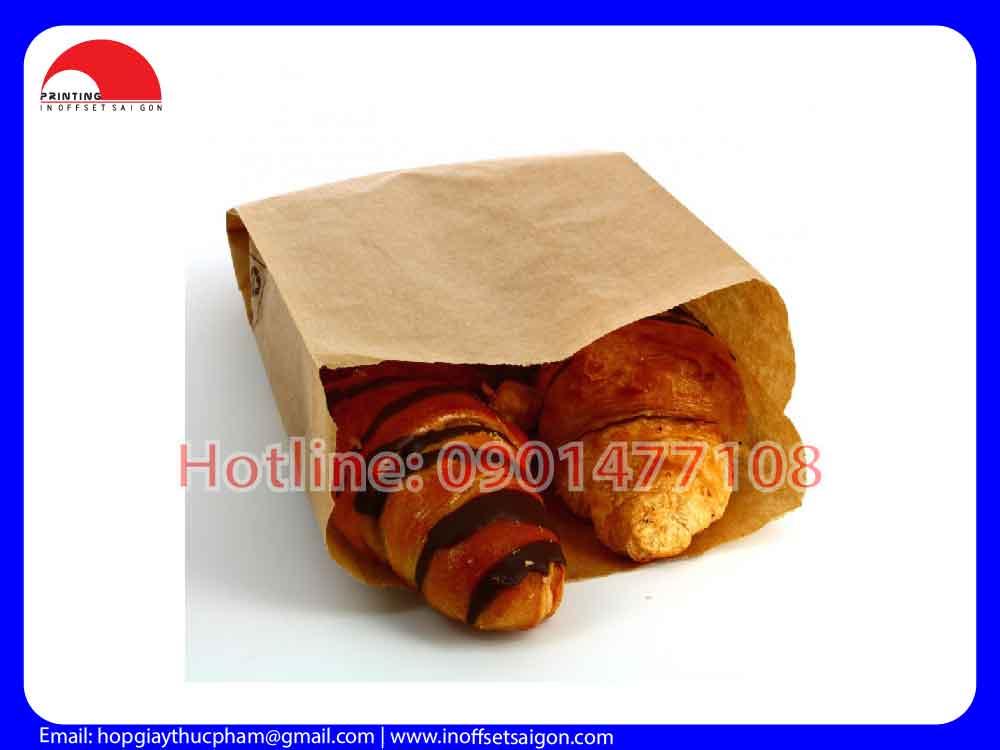 Túi giấy kraft đựng Hamburger (1000 cái )