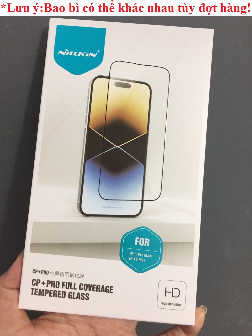 [iP 11 Pro Max/ Xs Max] Cường lực full màn hình cho iPhone 6.5inches Nillkin Amazing CP+PRO