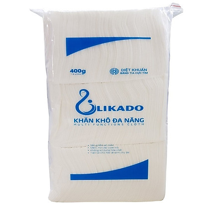 Khăn giấy khô 400g gấp tư (1 gói) dùng cho mẹ và bé