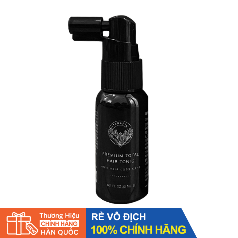 Tinh Dầu Kích Mọc Tóc TERAPIC Premium Total Hair Tonic - Chai xịt Mini 30ml