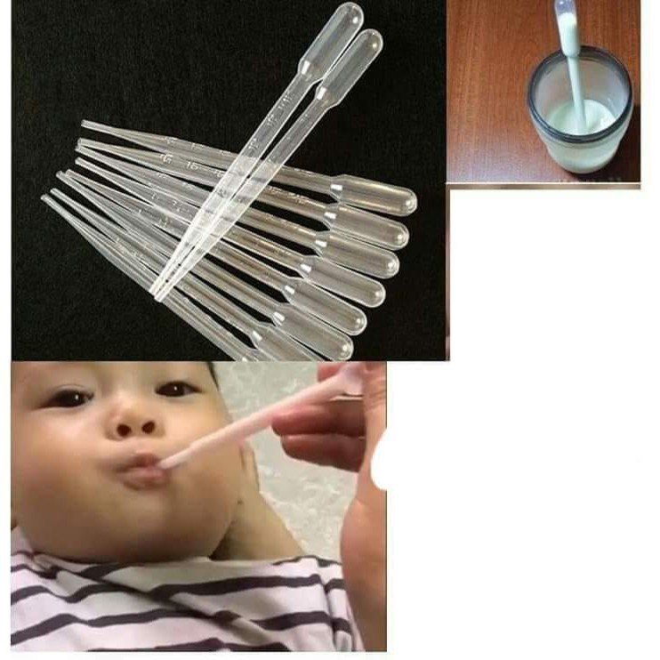 Combo 10 ống bón sữa 3ml dùng 1 lần cho bé lười uống sữa