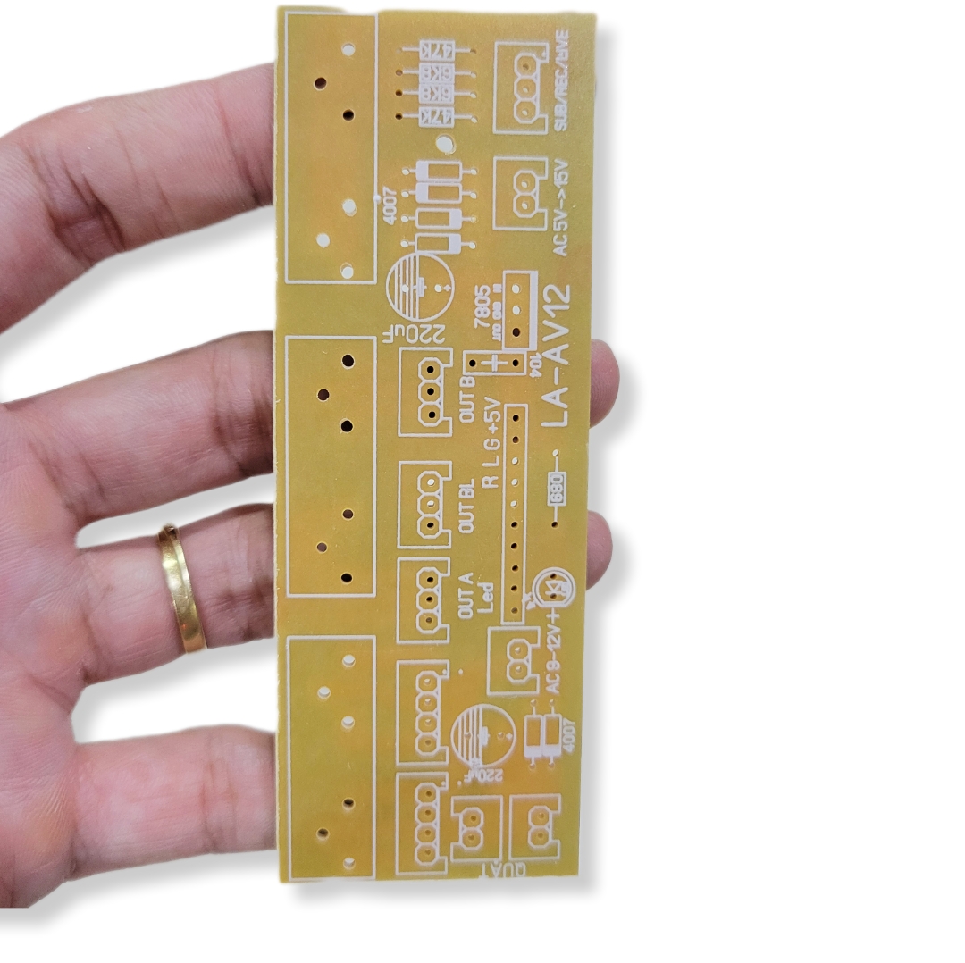 mạch in pcb trạm av bo đuôi av ampli