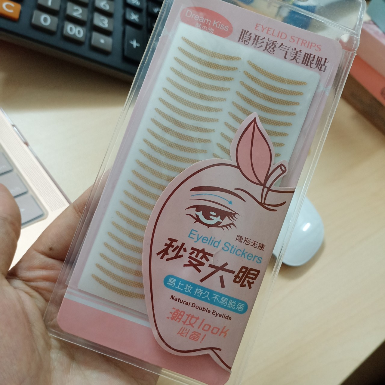 Miếng dán kích mí lưới 240 miếng (120 cặp kèm cây kích mí}