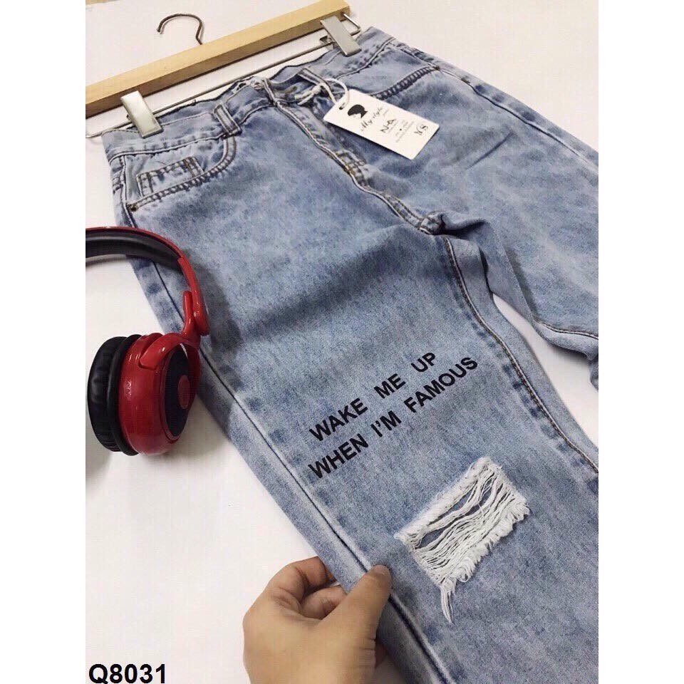 Quần Jean Nữ Chất Liệu Đẹp BAGGY PHƯƠNG VI FASHION PV92