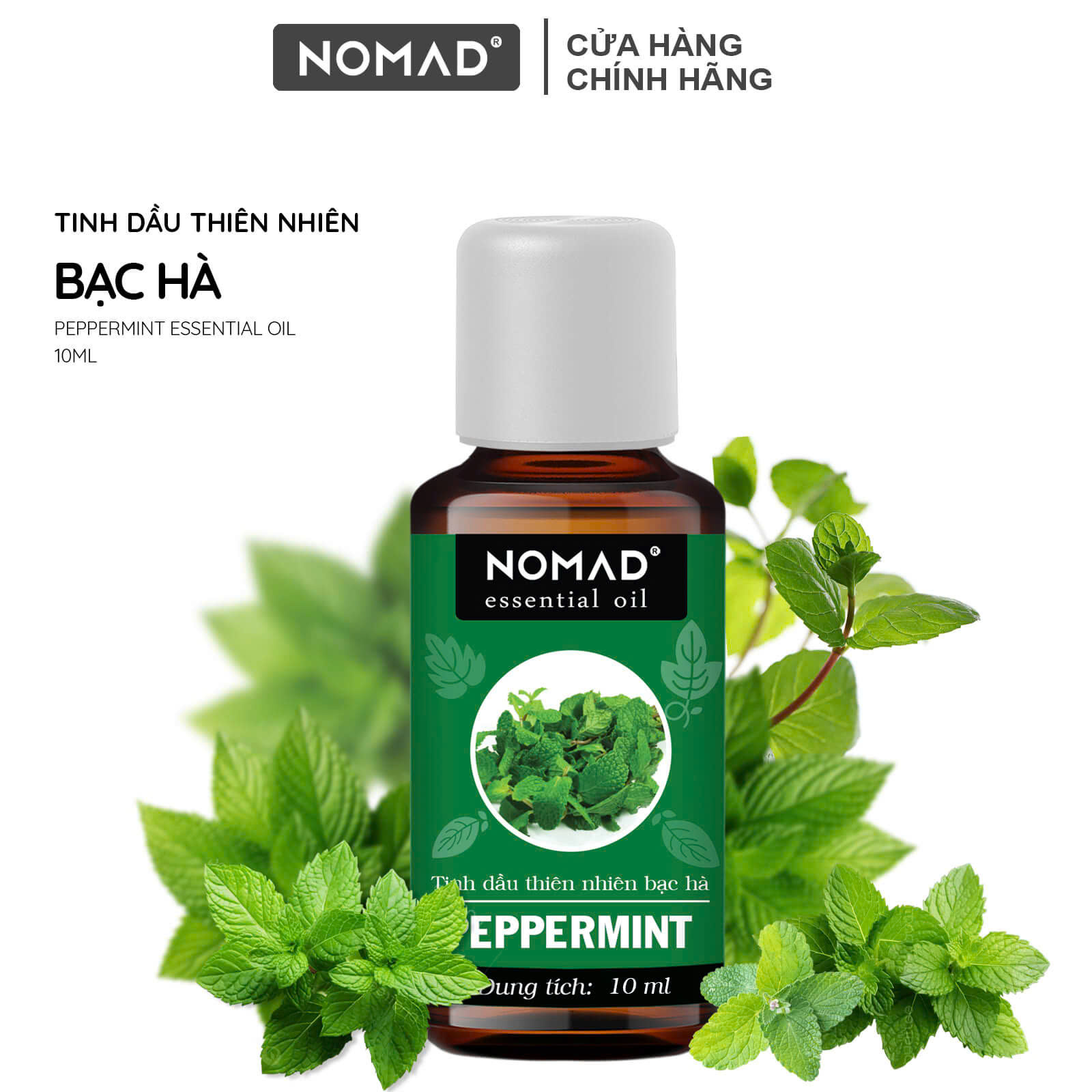 Tinh Dầu Bạc Hà Nguyên Chất Nomad Essential Oils Peppermint