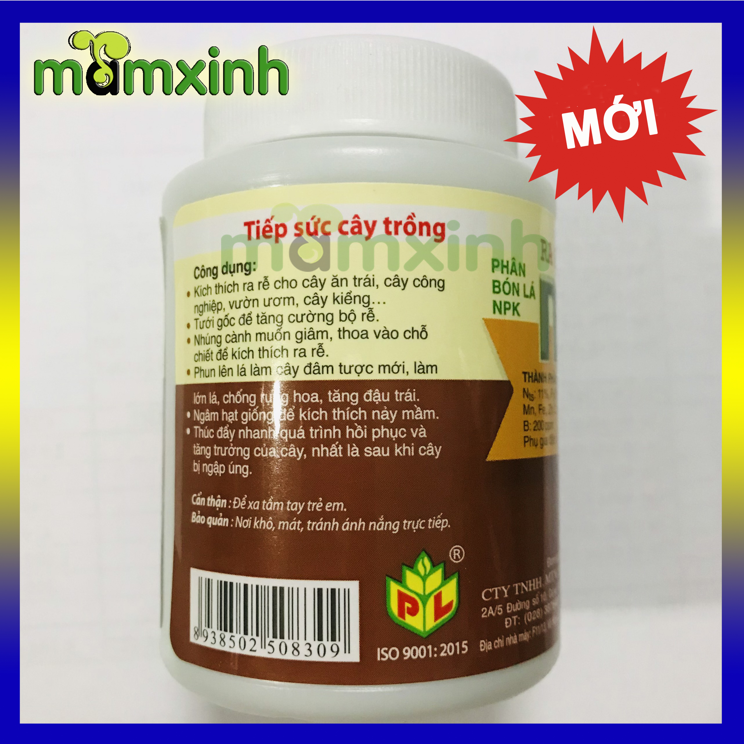 Phân bón N3M kích thích ra rễ cực mạnh hủ 100g