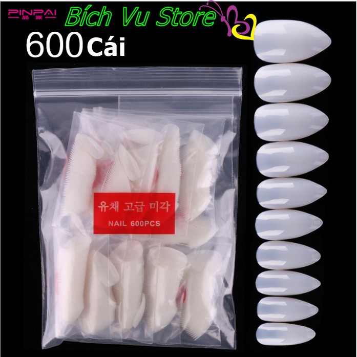 [HCM]100 Cái móng úp nhọn cam kết hàng đúng mô tả chất lượng đảm bảo an toàn đến sức khỏe người sử dụng