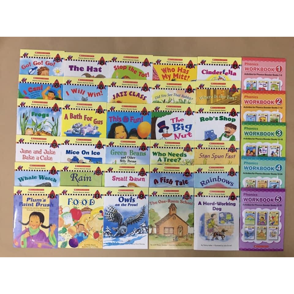 Bản nhập 35q - Scholastic Phonics Scholastic Reader + File Mp3