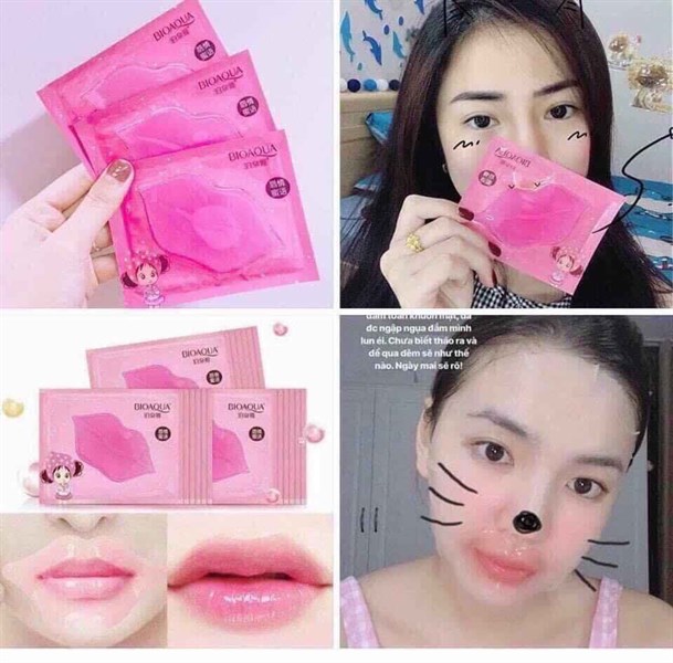 [GIẢM 5% ĐƠN 129K][HCM]Mặt Nạ Dưỡng Môi Bioaqua