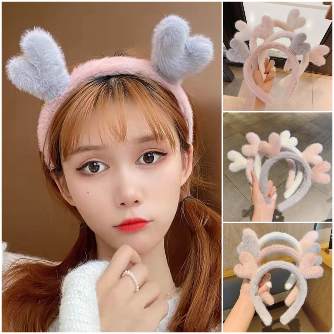 Bờm cài tóc Chimi PK028, bờm cute cua mắt lồi, cá mập, cà rốt,