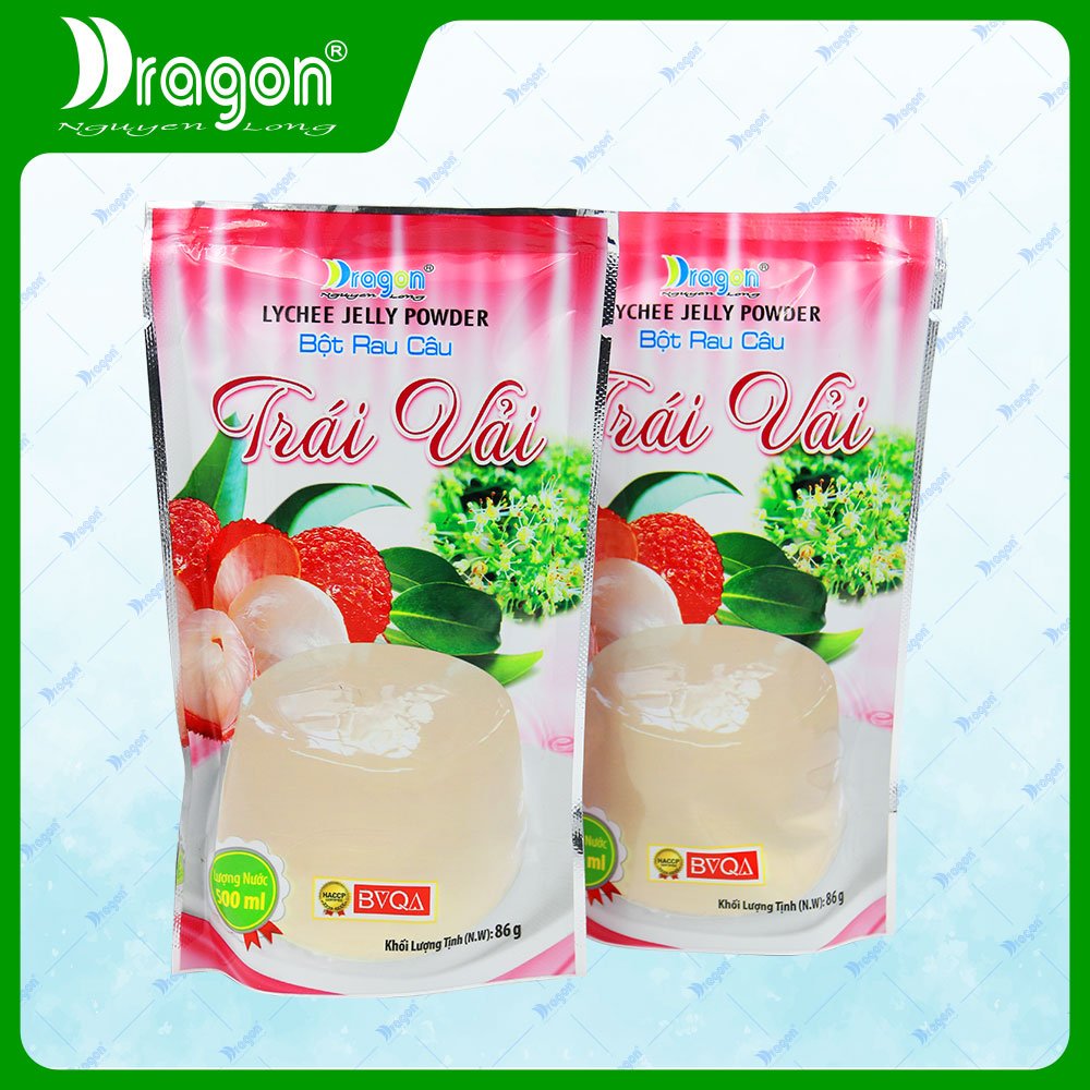Bột Rau Câu Trái Vải DRAGON 86G