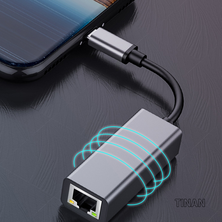 [1000Mbps] Bộ Chuyển Đổi TypeC Sang Cổng Mạng Lan Ethernet Cho Macbook