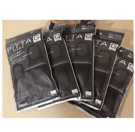 [HCM]PITTA MASK - KHẨU TRANG NHẬT PITTA (MÀU ĐEN)