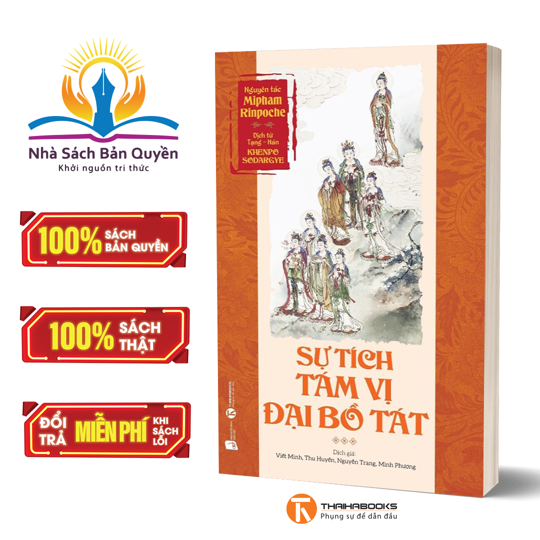 Sách - sự tích tám vị đại bồ tát