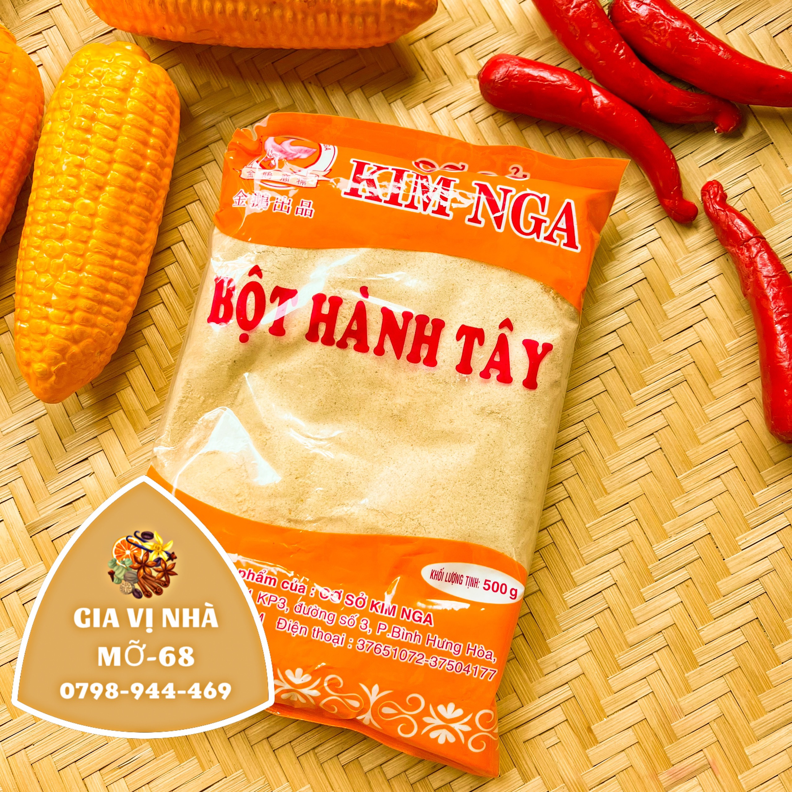 Bột hành tây kim nga -100gr -500gr