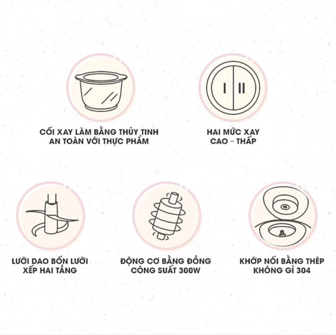 Máy Xay đa năng Bear 2 Lít - Hàng có sẵn