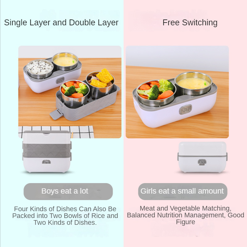 POCKETOP Hộp đựng cơm có chức năng hâm nóng