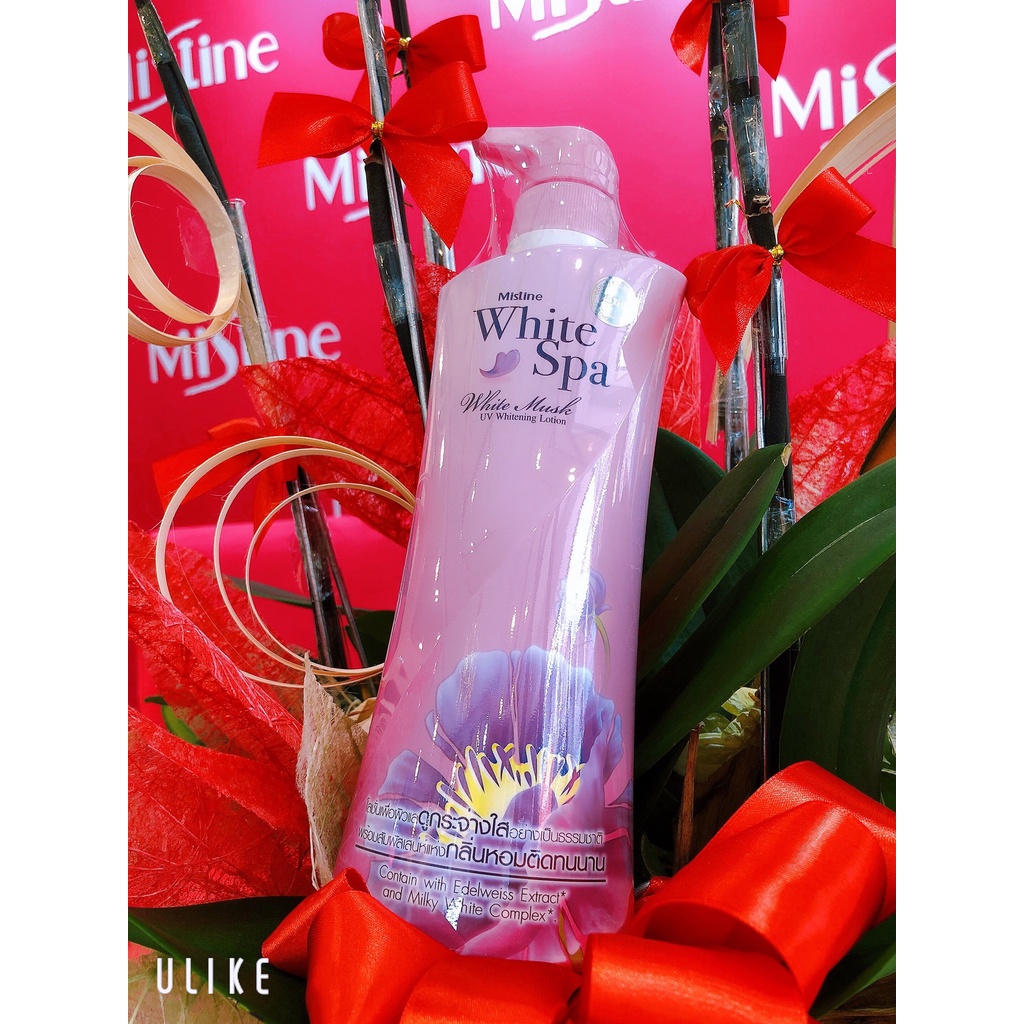 [Chính Hãng] Lotion Dưỡng Trắng Da Mistine White Spa 400ml Thái Lan