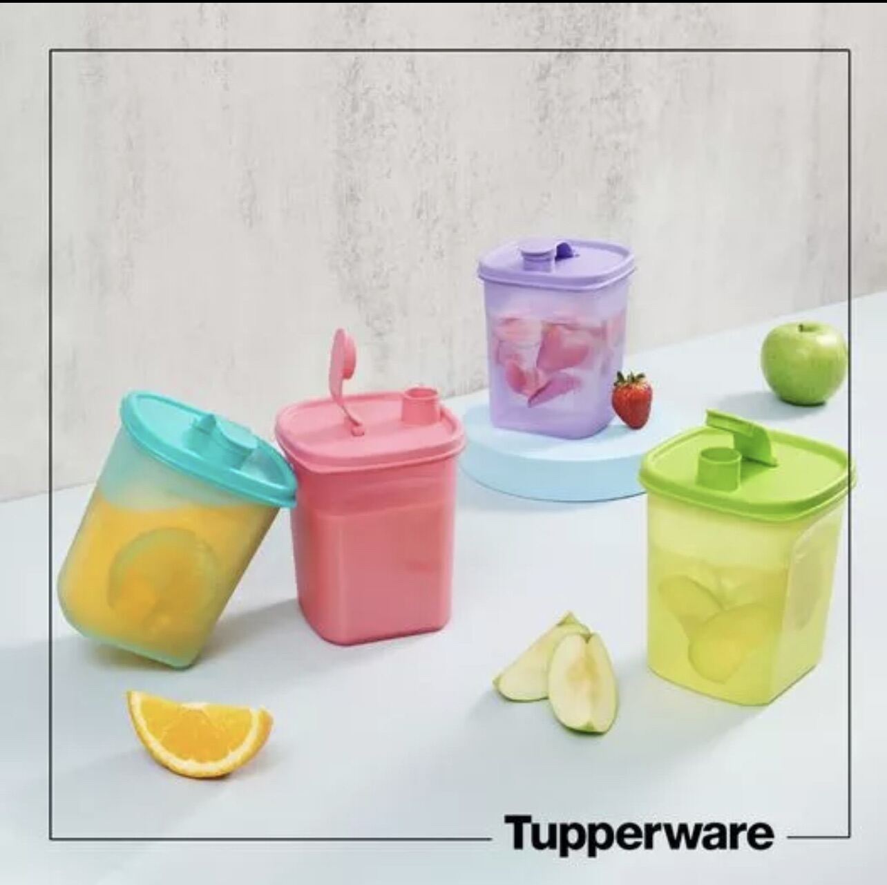 Bình nước Tupperware Slim Line 350ml & 1L