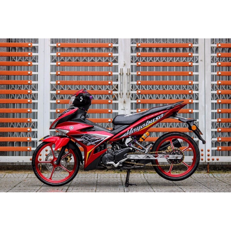 Tem rời Exciter 150 Hayabusa đỏ đen