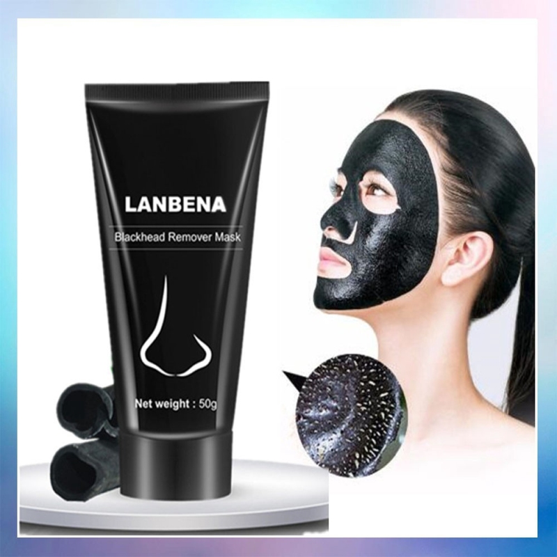 LANBENA Mặt Nạ Gel Lột Mụn Đầu Đen Giảm Mụn Trứng Cá Thu Nhỏ Lỗ Chân Lông Làm Sạch Da BLACKHEAD REMOVER NOSE BLACK MASK SKIN CARE PEEL MASK 50g
