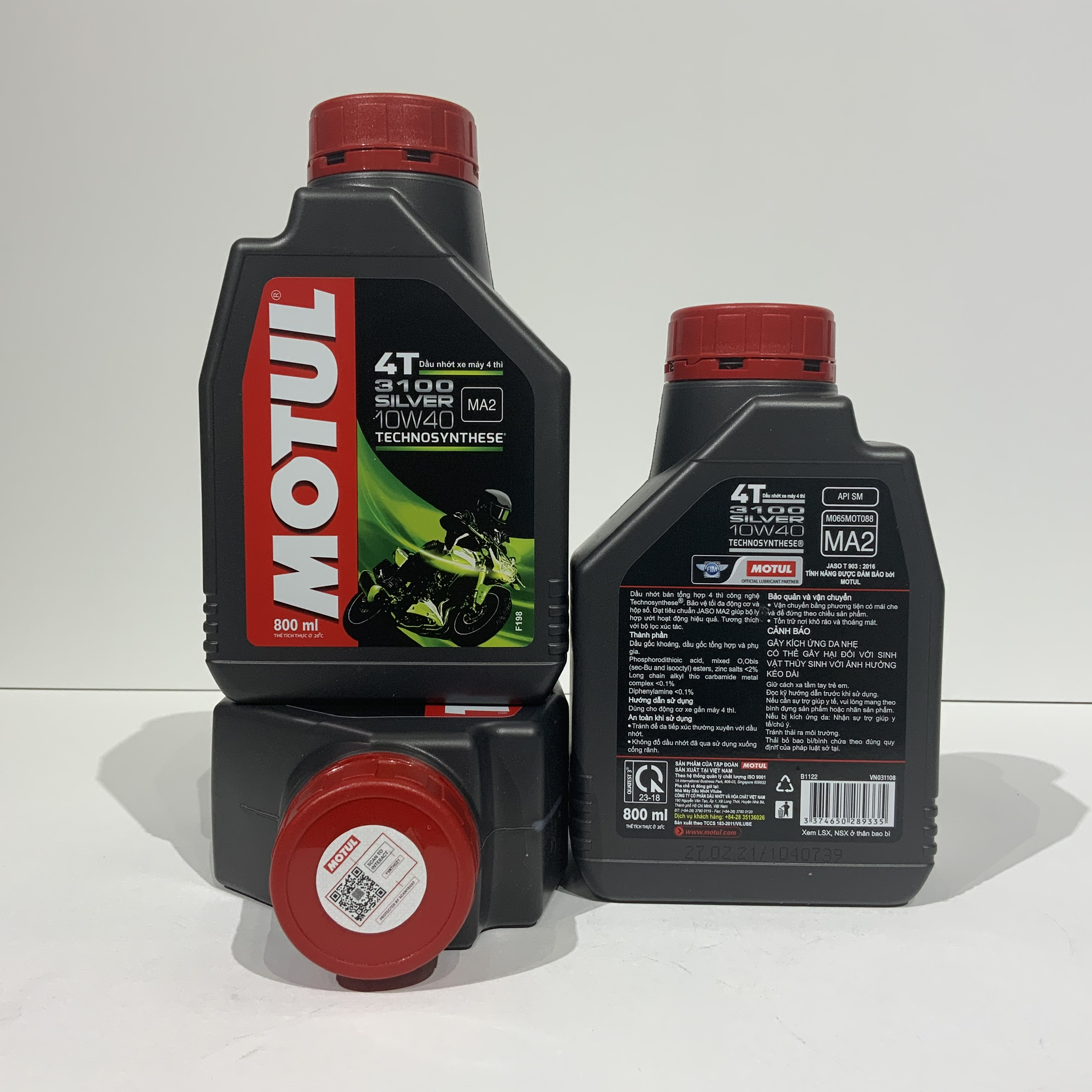 Motul Gold 3100 10W40 800ml - Nhớt xe máy số cao cấp
