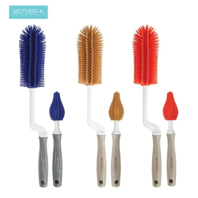 Bộ cọ silicon rửa bình Mother-K