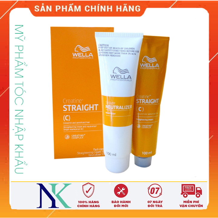 [HCM]Thuốc Duỗi Tóc Wella Dạng Gel Màu Cam (Cty Phú Thái) 100Ml