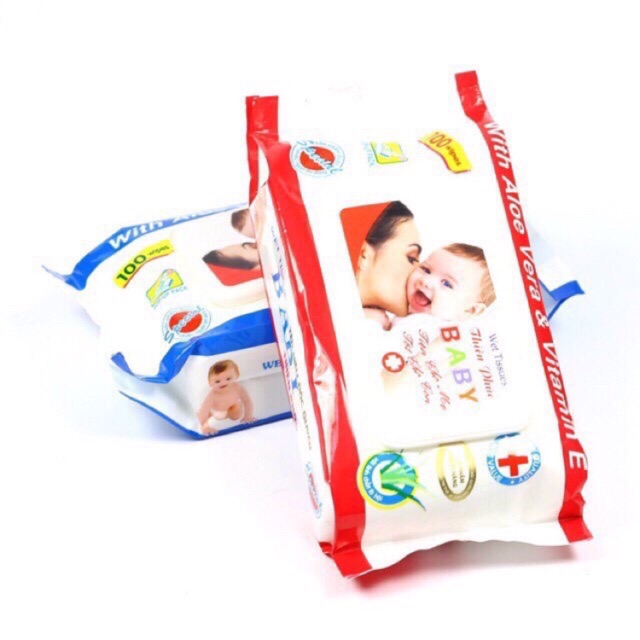 Khăn ướt Baby gói 100 tờ