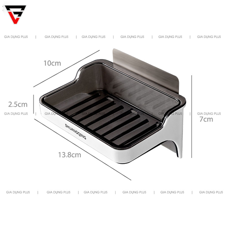 Kệ Đựng Xà Phòng ( Xà Bông ) Nhựa ABS Dán Tường Siêu Chắc