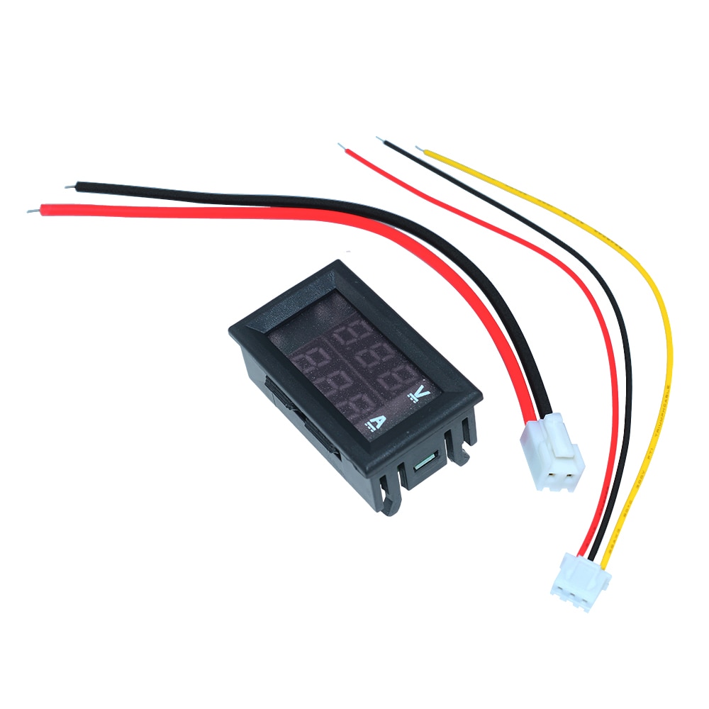Đồng Hồ Màn Hình LED Đo Điện Áp (Vôn Kế Và Ampe Kế) 100V 10A
