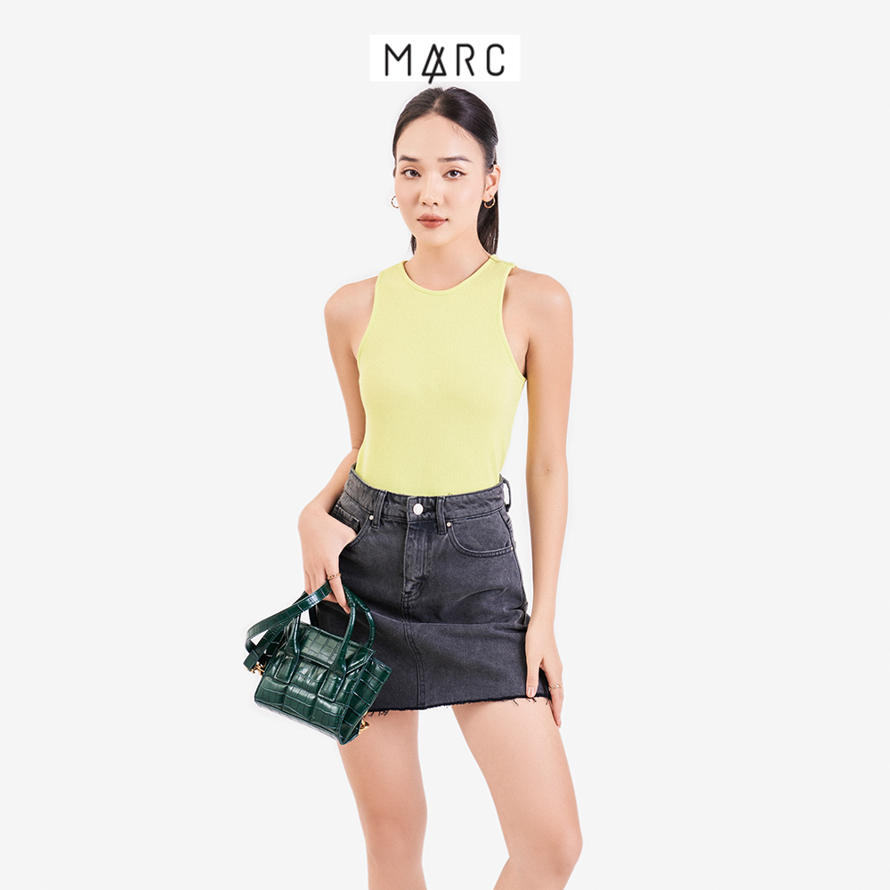 [SALE THƯƠNG HIỆU 06.12 | MUA 4 GIẢM 15%] Áo Thun Ba Lỗ Nữ MARC FASHION Không Tay Body Tank Viền Cổ Tròn Mảnh Thun Gân Mềm Mịn Mát TP FALH052722