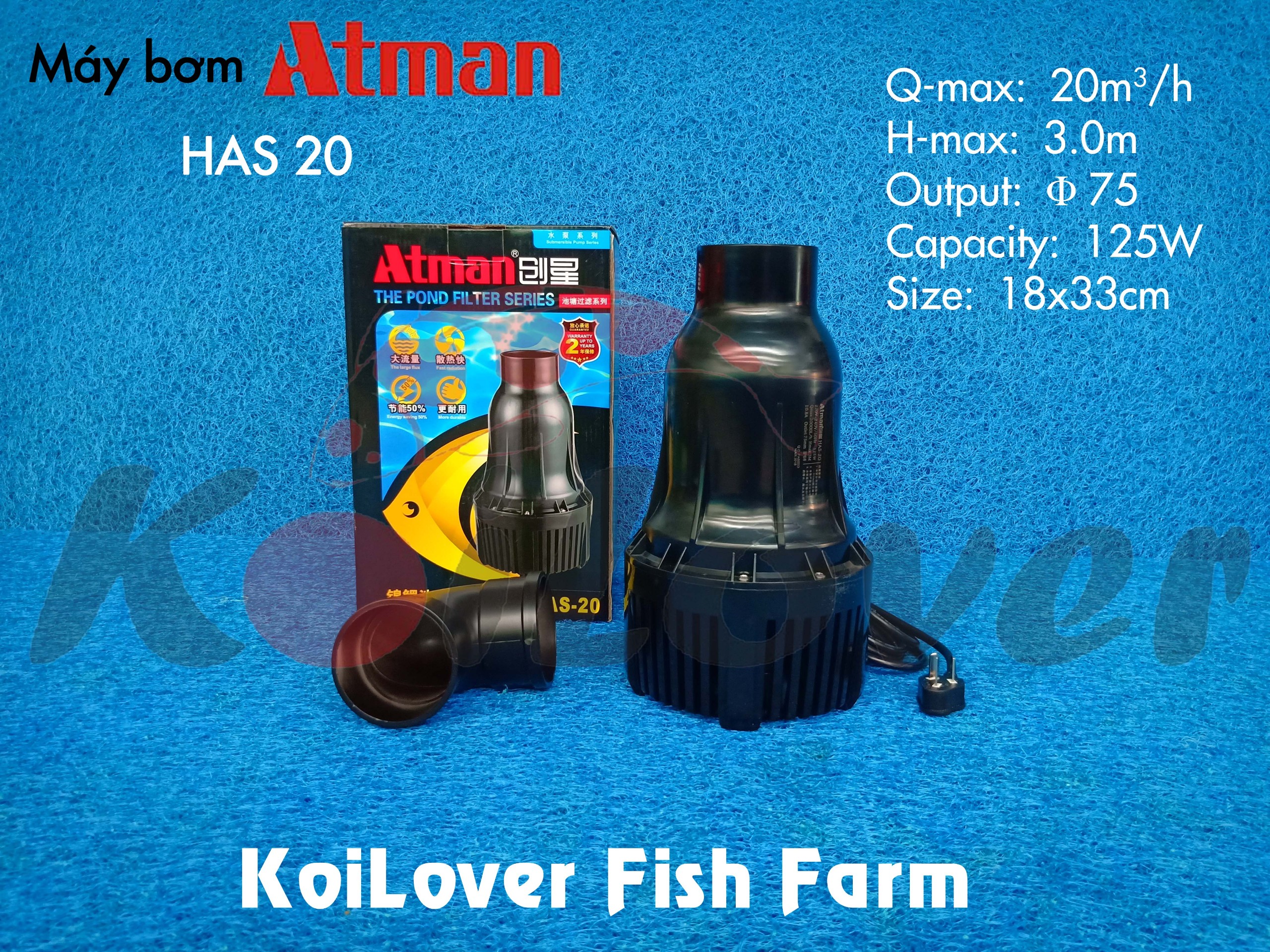 Máy bơm chìm Atman HAS Series (bơm tạt)
