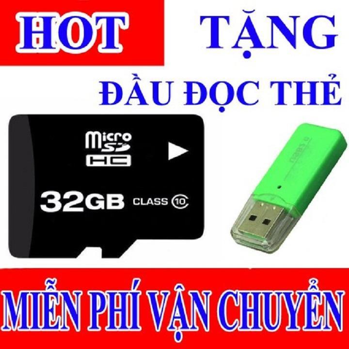 Thẻ Nhớ MicroSDHC Class 10 Tốc Độ Cao 32GB THẺ ĐEN