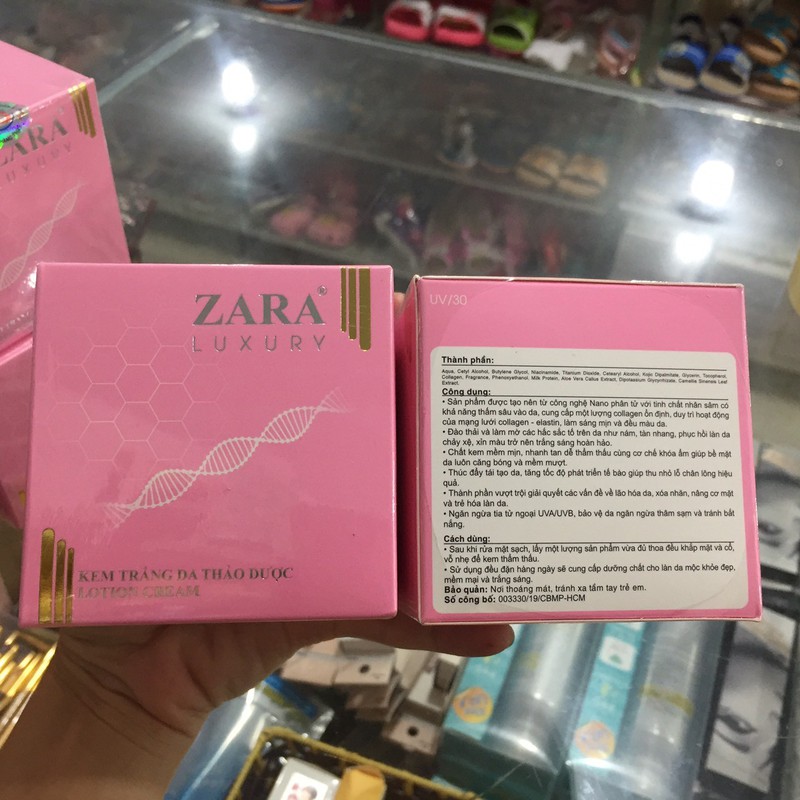 Kem dưỡng trắng da lotoin Zara
