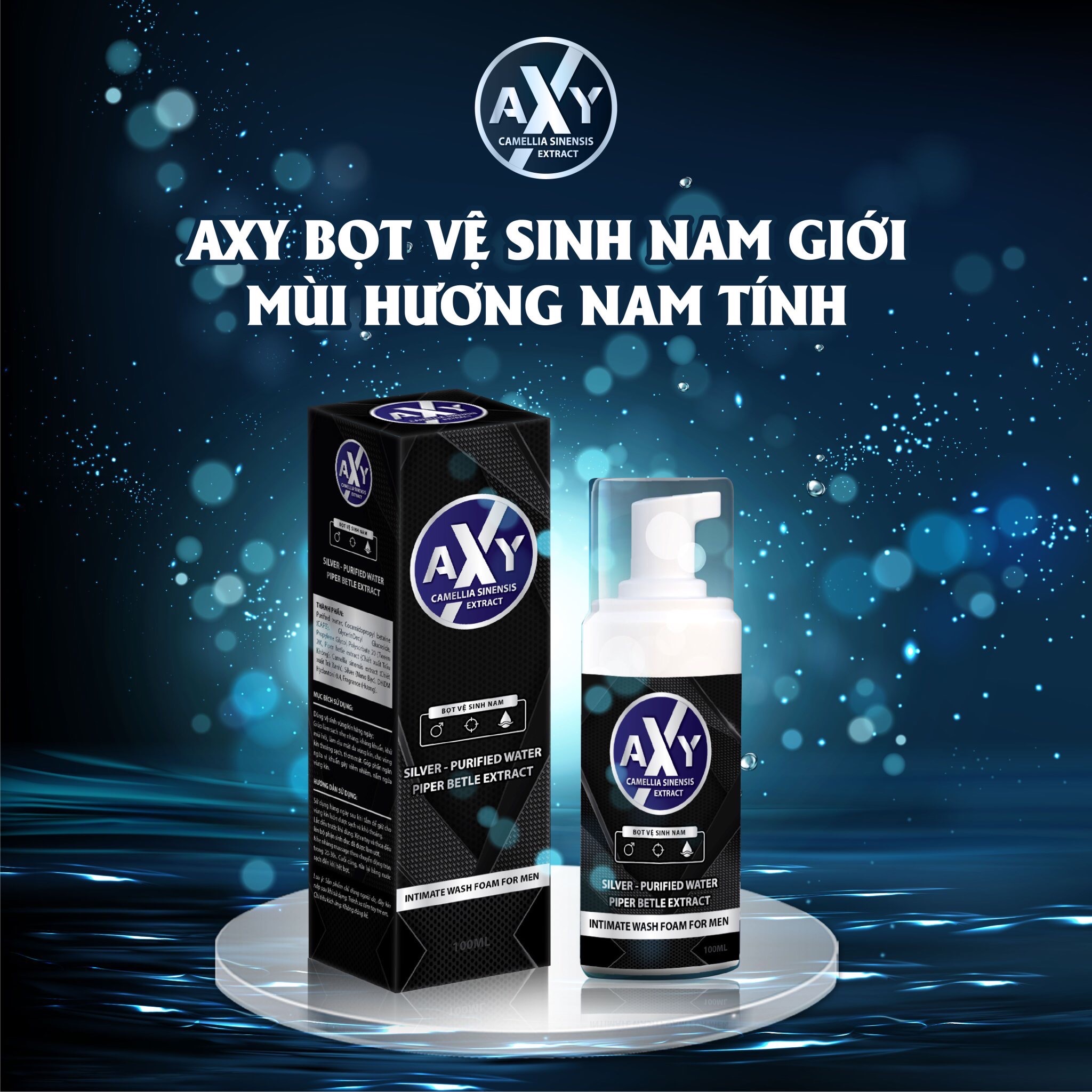 Bọt vệ sinh nam giới Axy 100ml