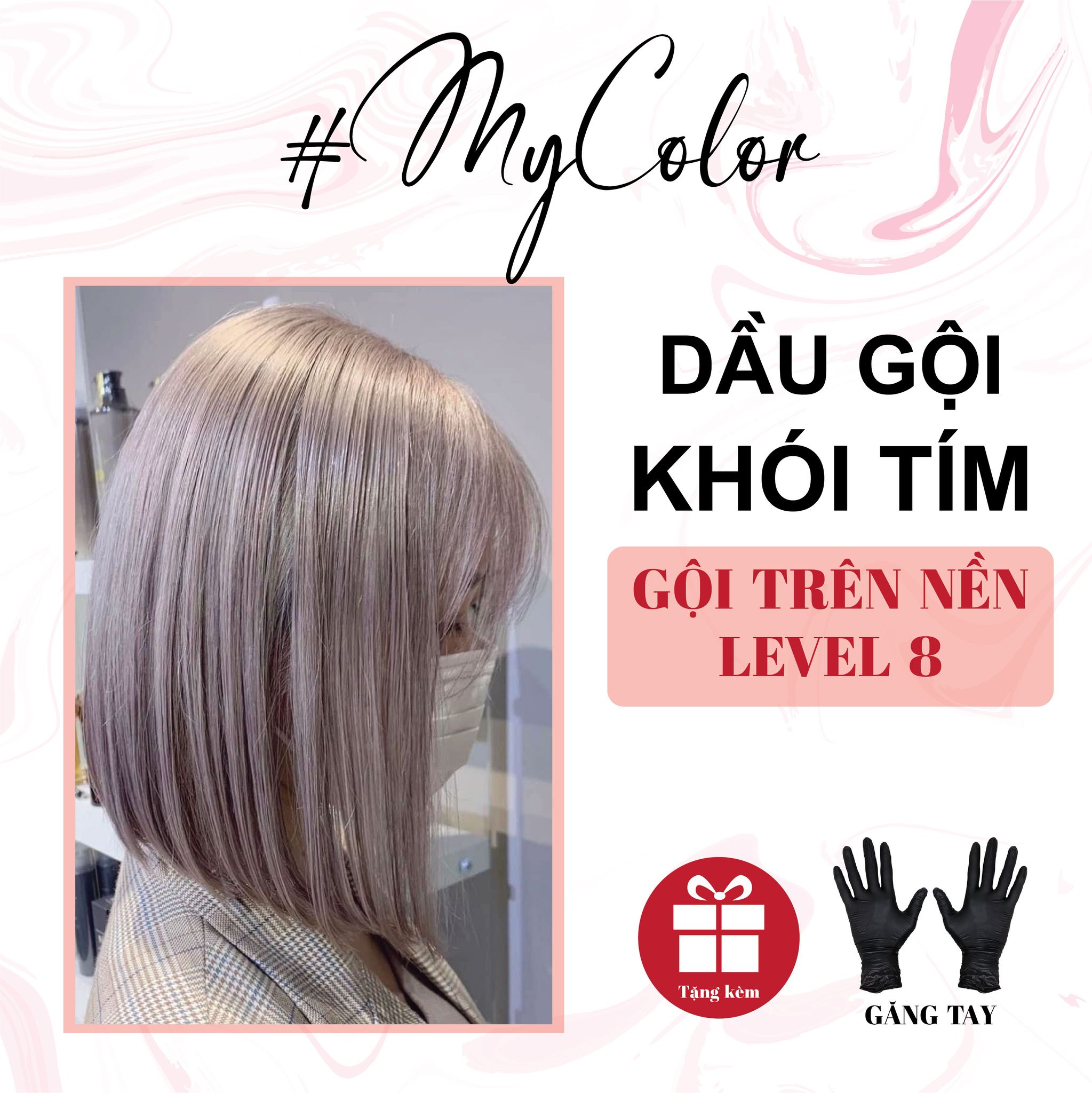 Dầu gội giữ màu và bù màu COCO 3in1 #Mycolor giúp màu tóc sáng và bền đẹp