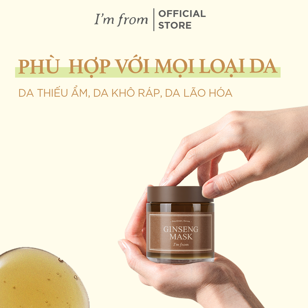 Mặt nạ I'm from Ginseng mask 120g