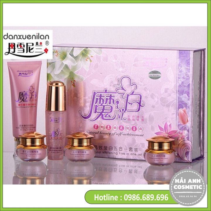 Bộ mỹ phẩm hoàng cung hồng 5in1