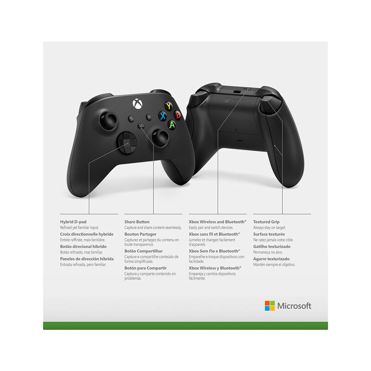 Tay Cầm Microsoft Xbox One Series X Kèm Wireless Adapter (Màu Đen)