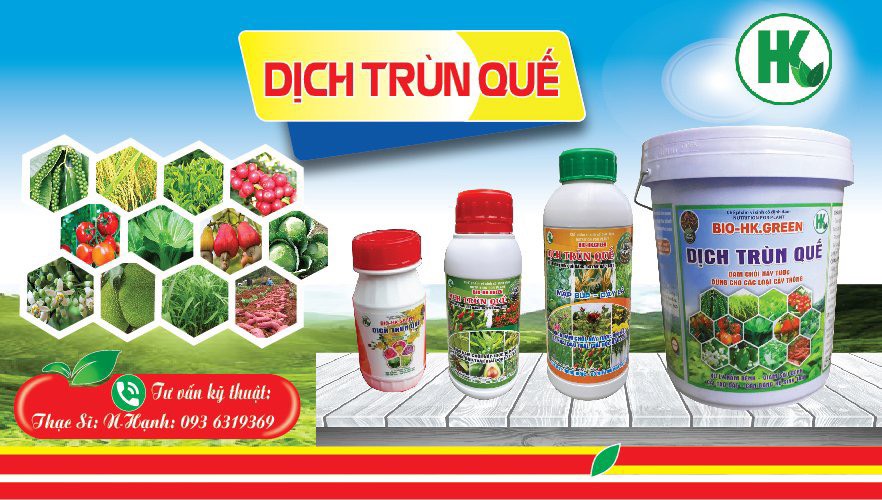 PHÂN BÓN LÁ TRÙN QUẾ HUMiC BIO-HK.GREEN. CHAI 500ml.