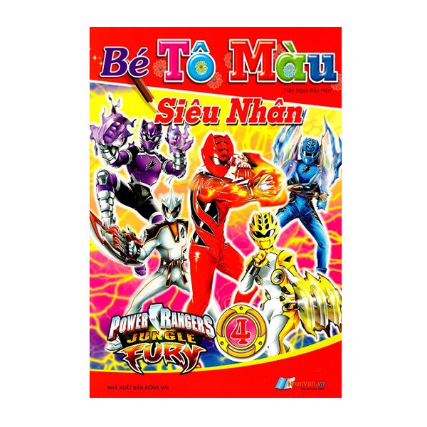 Sách - Bé Tô Màu Siêu Nhân (Tập 4) - 8935072893446
