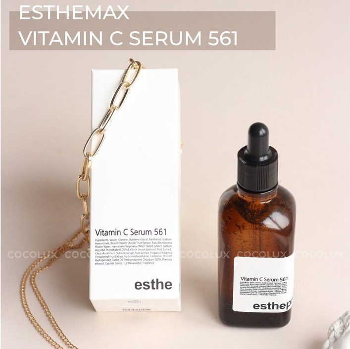 Tinh Chất Trắng Da, Chống Lão Hóa Serum Vitamin C 561 Esthemax / Esthepro 100ml