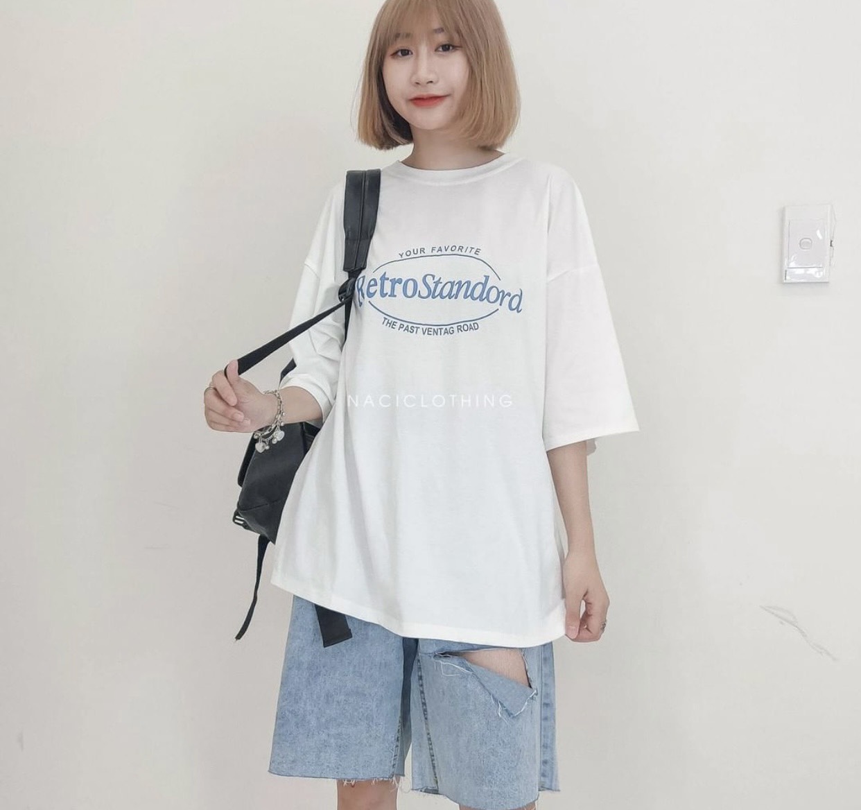 QUẦN JEANS NGỐ RÁCH L