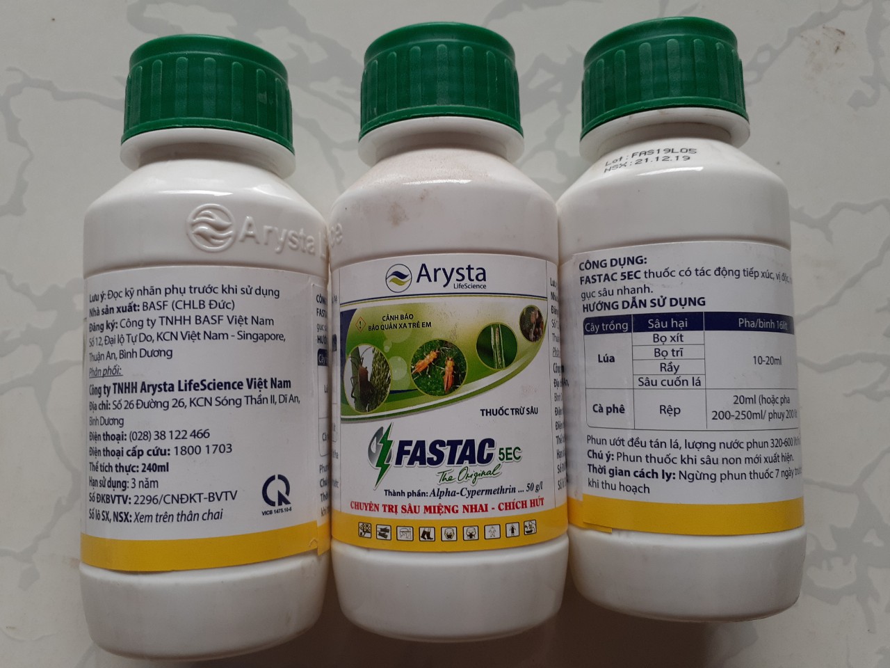 FASTAC 5EC- Thuốc trừ sâu rầy - Chai 240ml