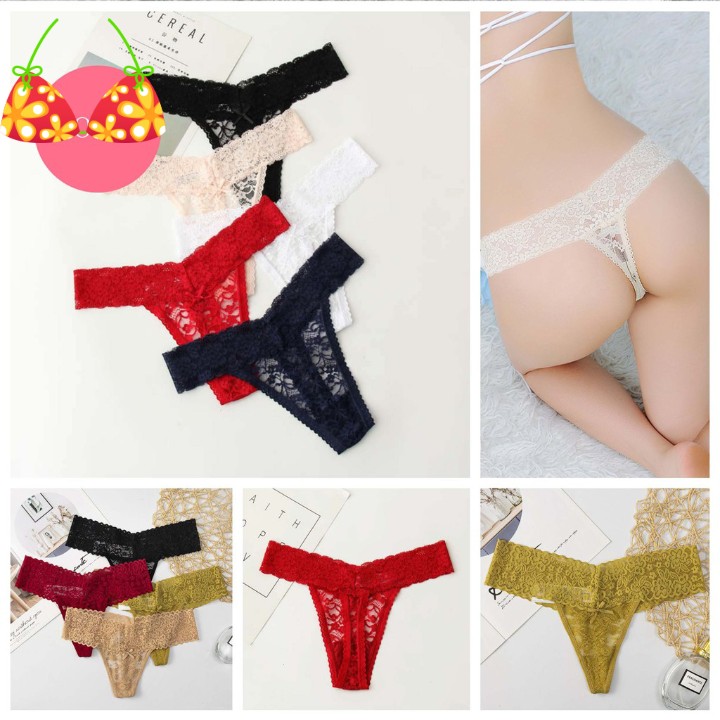 Combo 10 PCs 45kg to 60kg stretch soft lace women's underwear briefs 6214