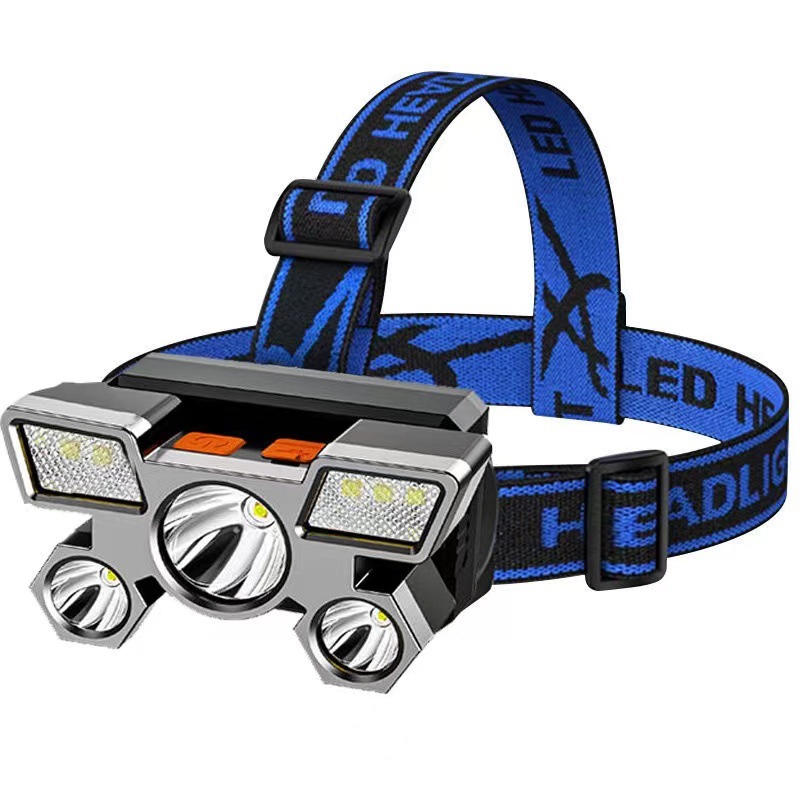 Super Durable 5 LED Head Torch Flashlight
