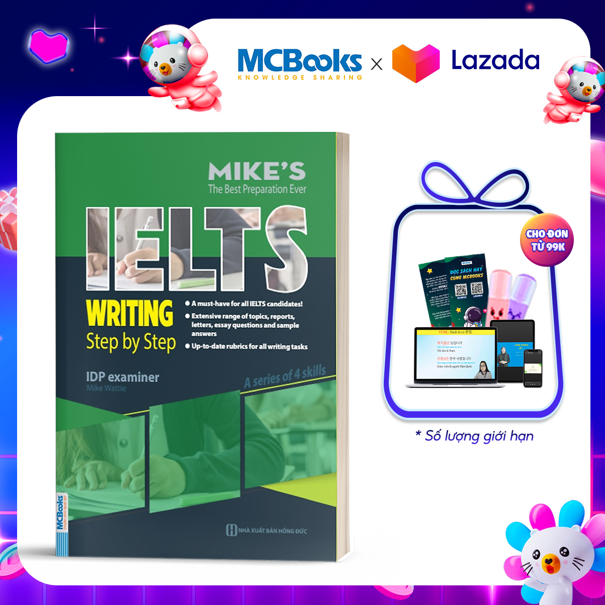 Ielts Writing Step By Step - Dành Cho Người Luyện Thi Ielts - Học Kèm App Online